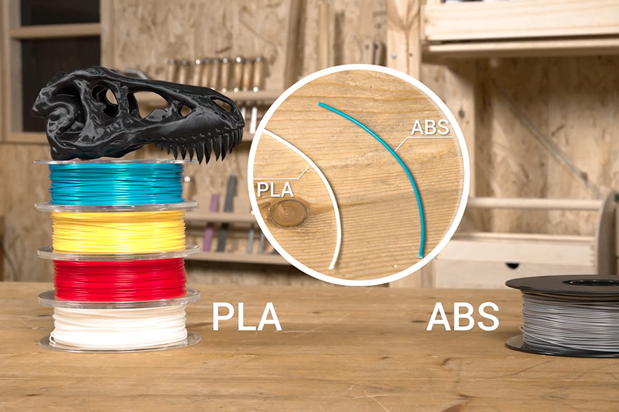 Distinguish between ABS and PLA materials