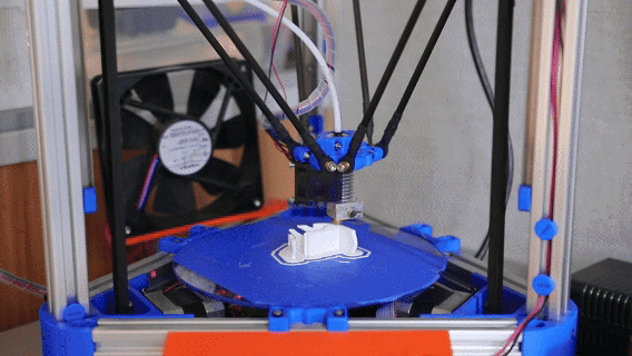 The working status of 3D printing