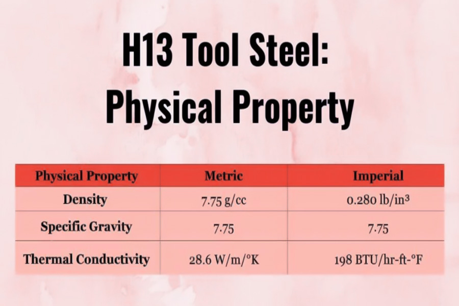 The classic grade is H13 steel