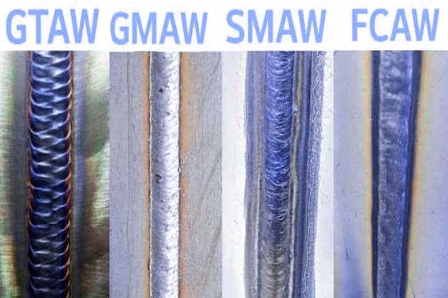 4 types of arc welding processes