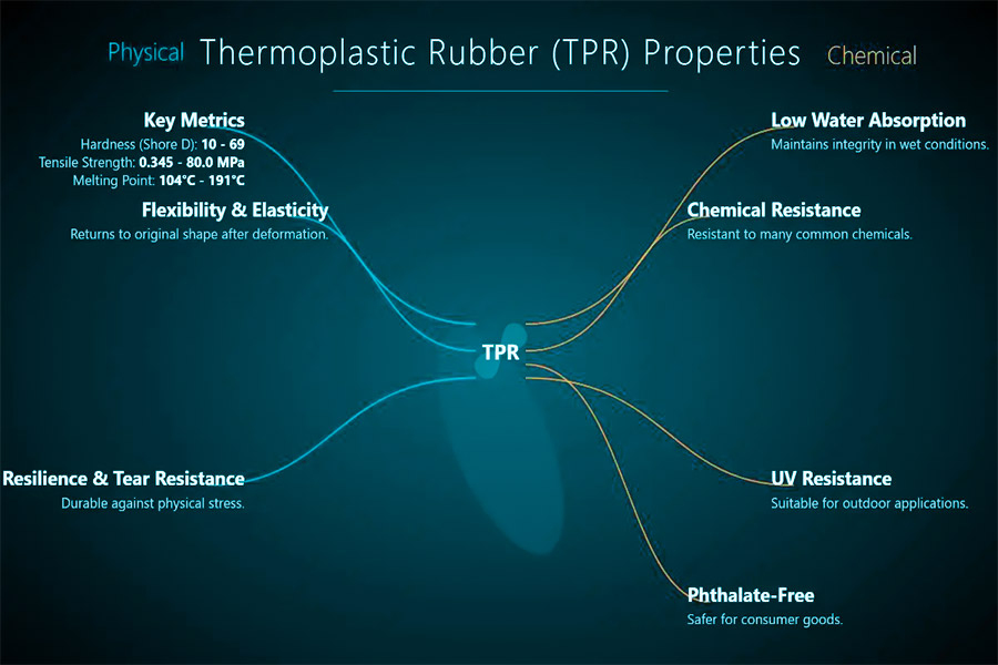 TPR素材の化学的安定性
