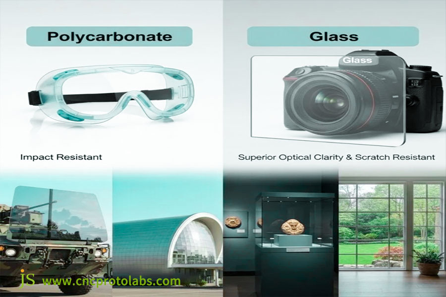 Polycarbonat vs. Glas