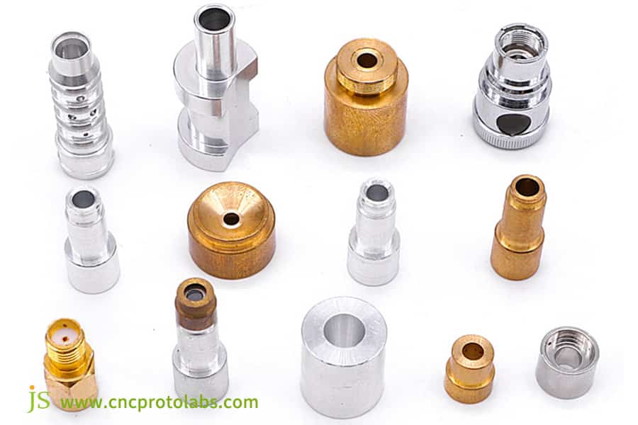 precision cnc turning​ parts with intricate curves, profiles